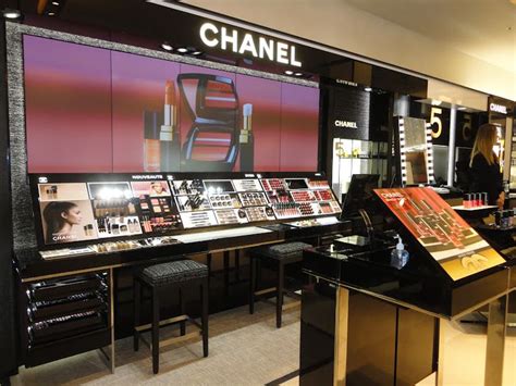 chanel makeup counter umbrella